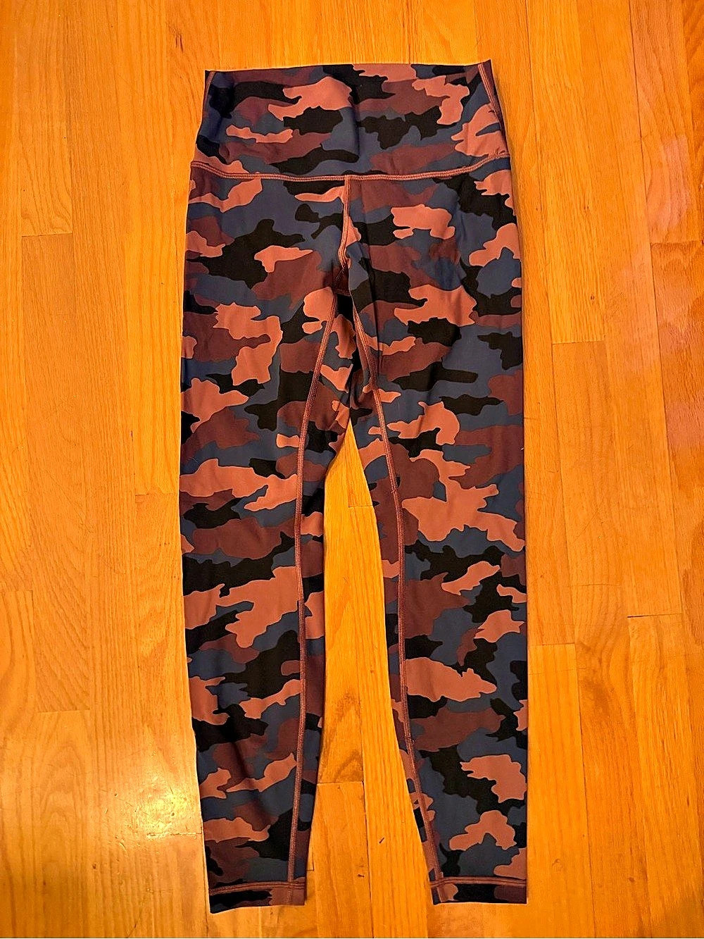lululemon Wunder Under High-Rise Tight 31" *Luxtreme Camo Leggings Brown & Black